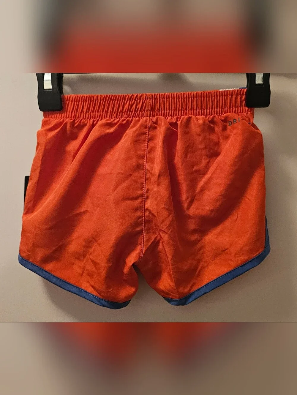 Nike NWT Toddler Girls Orange Blue Dri-FIT Running Shorts - Size 3T 2-3 Years